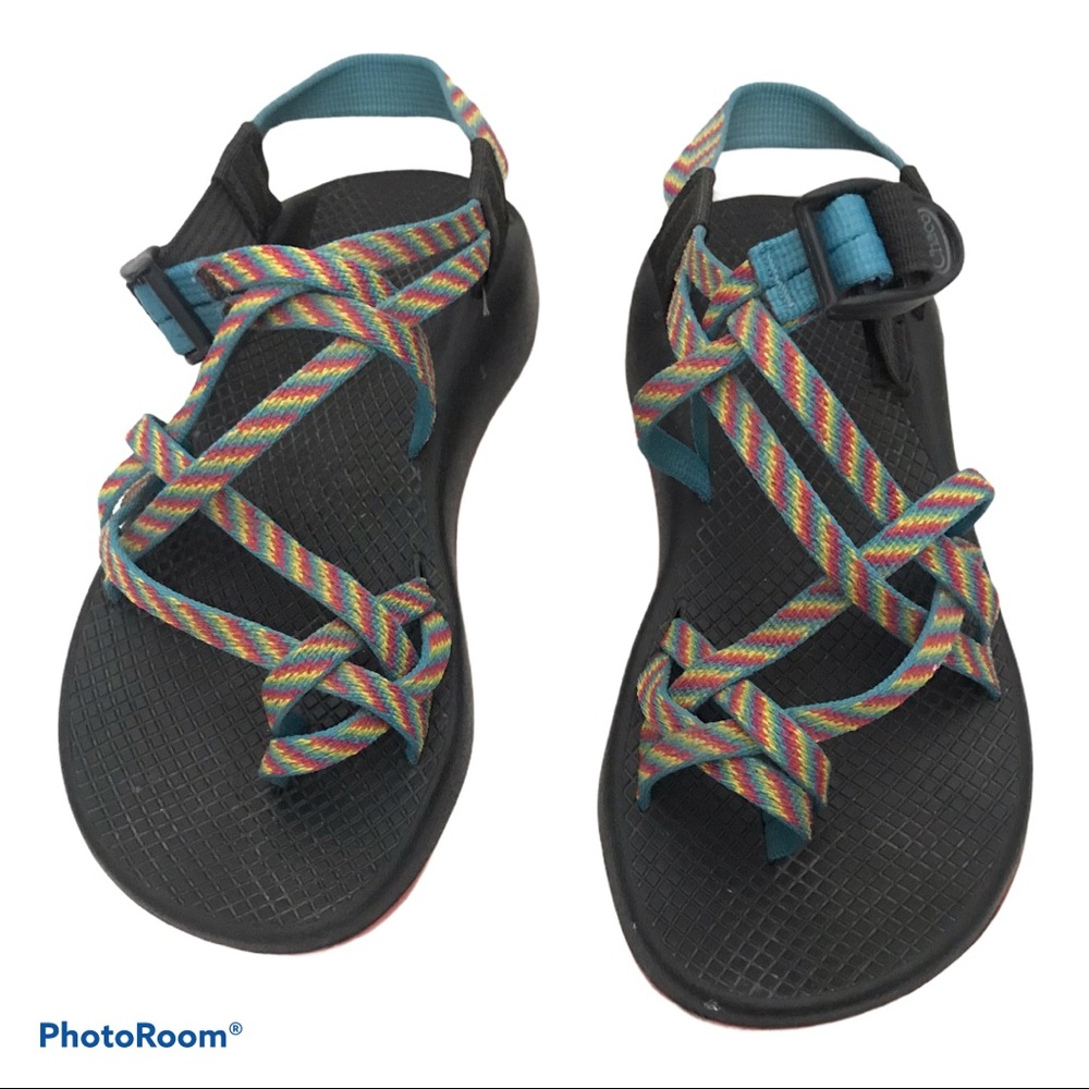 Chaco Rainbow ZX2 Sandals Sz 7